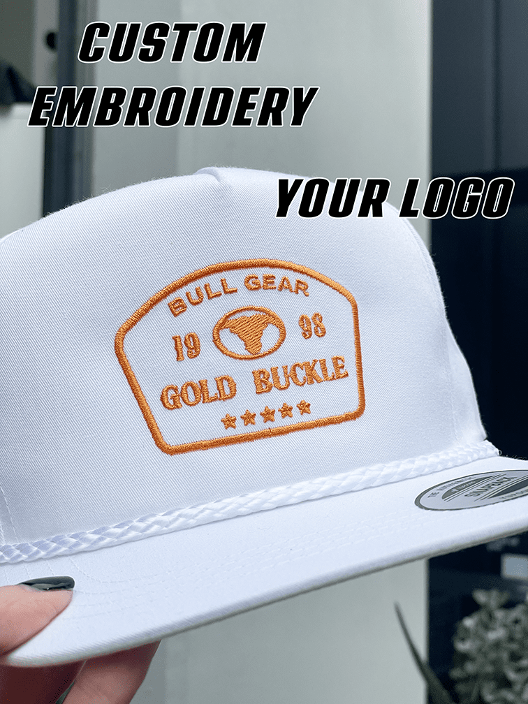 Custom Embroidery Cap Flexfit Poplin Golf Cap 6002F