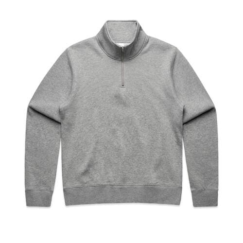 4125 WOS HALF ZIP CREW GREY MARLE 62247 4125 WOS HALF ZIP CREW GREY MARLE 62247