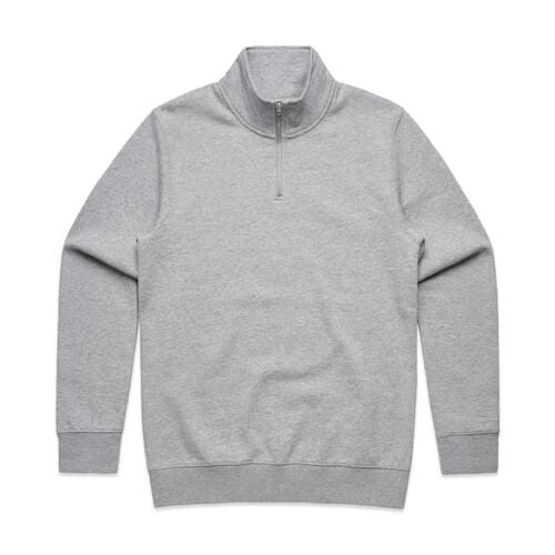 5125 HALF ZIP CREW GREY MARLE 69790 5125 HALF ZIP CREW GREY MARLE 69790