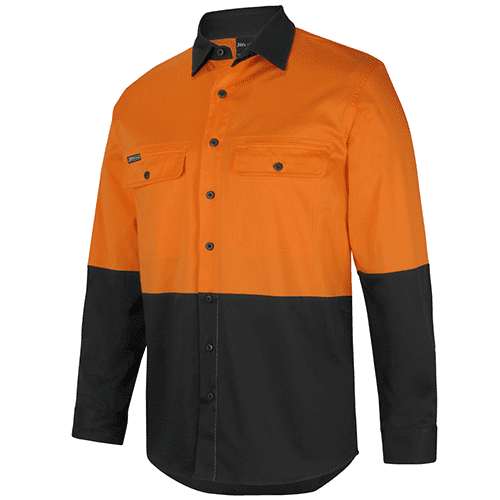 CUSTOM HIVIS SHIRT front CUSTOM HIVIS SHIRT front