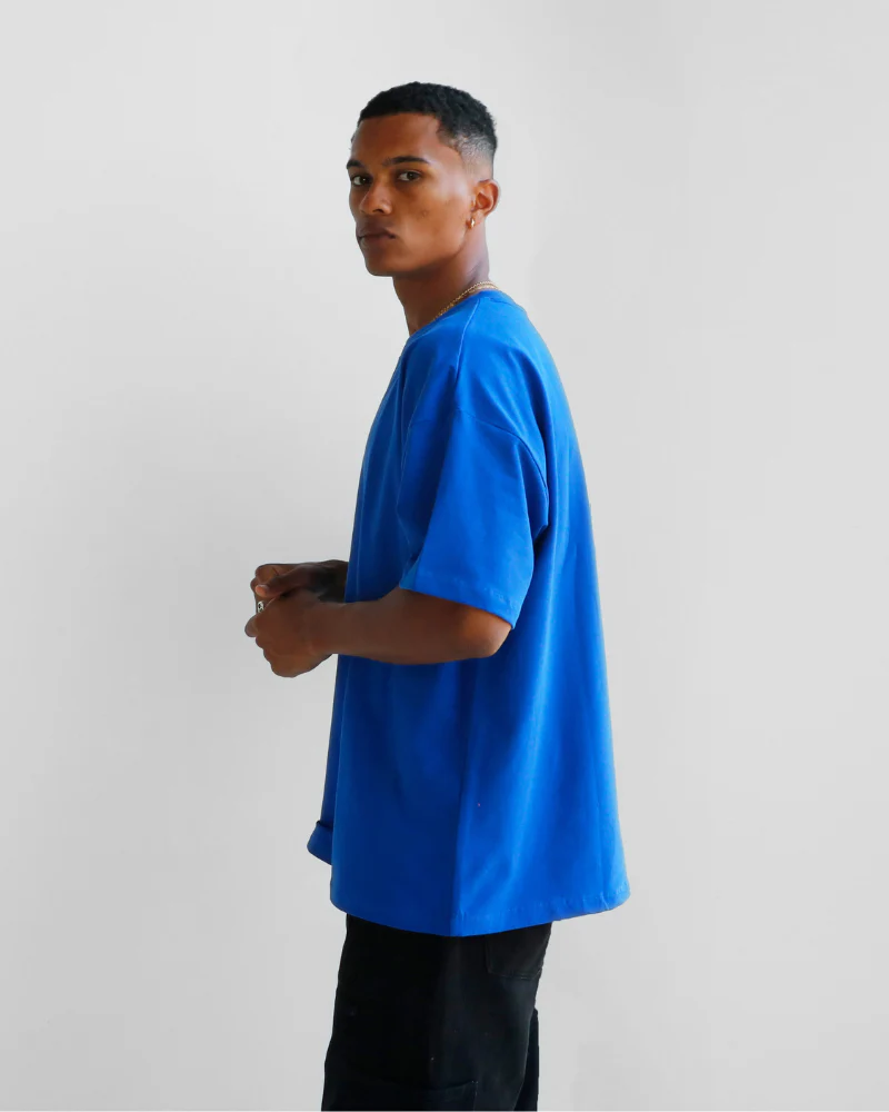 Active Basics Luxe Oversized Tee Royal Blue