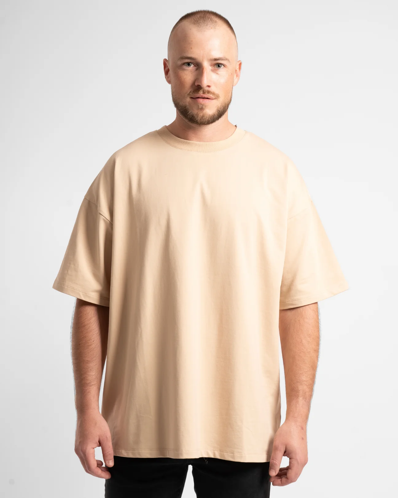 Active Basics Luxe Oversized Tee Sand