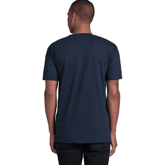 CUSTOM TSHIRT BACK AS COLOUR STAPLE TEE CUSTOM TSHIRT BACK