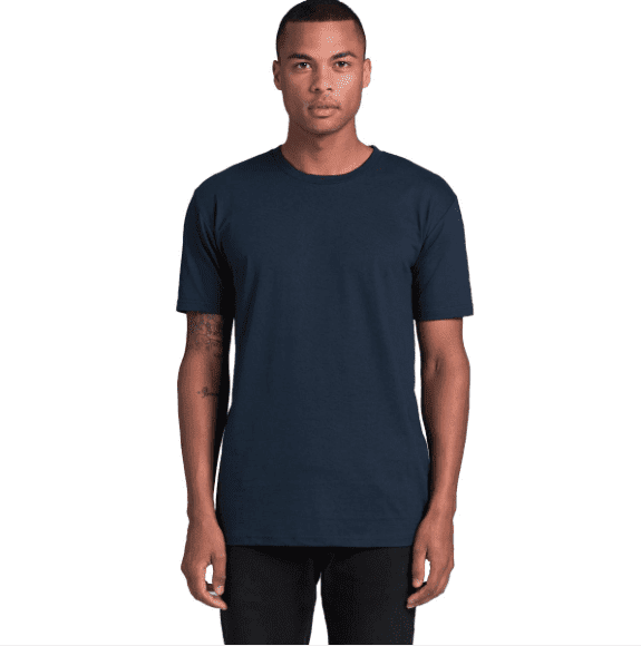 CUSTOM TSHIRT FRONT AS COLOUR STAPLE TEE CUSTOM TSHIRT FRONT