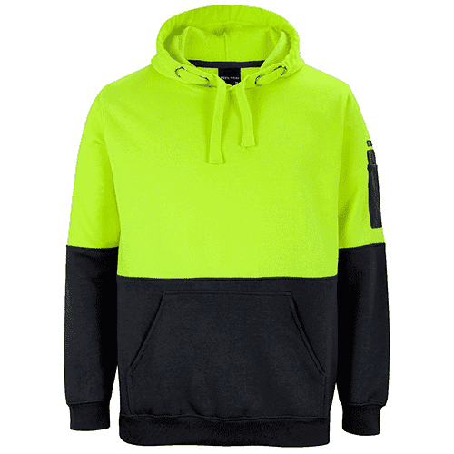HI VIS PULL OVER HOODIE Lime Black HI VIS PULL OVER HOODIE Lime Black