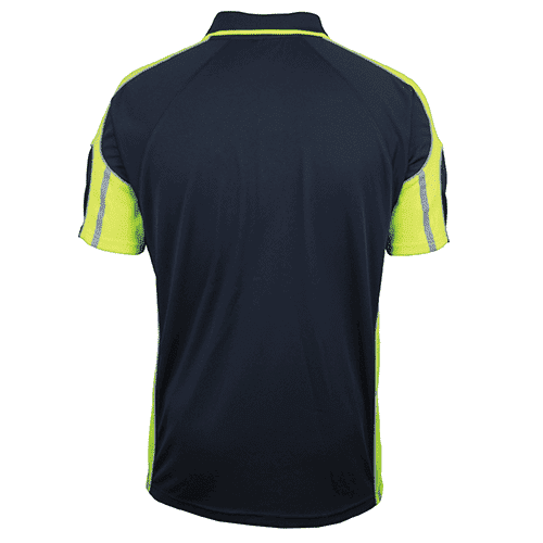 STREET PANEL POLO navy lime back STREET PANEL POLO navy lime back