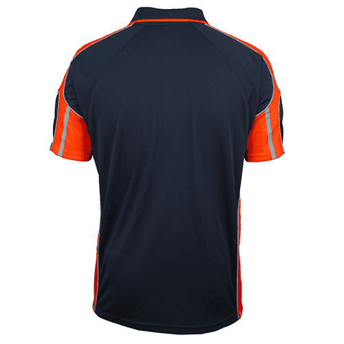 STREET PANEL POLO navy orange back STREET PANEL POLO navy orange back