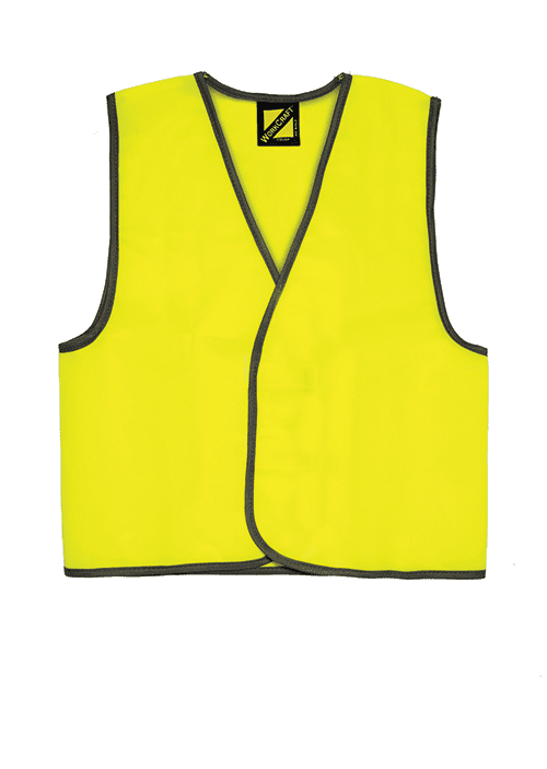 YEL KIDS HI VIS SAFETY VEST
