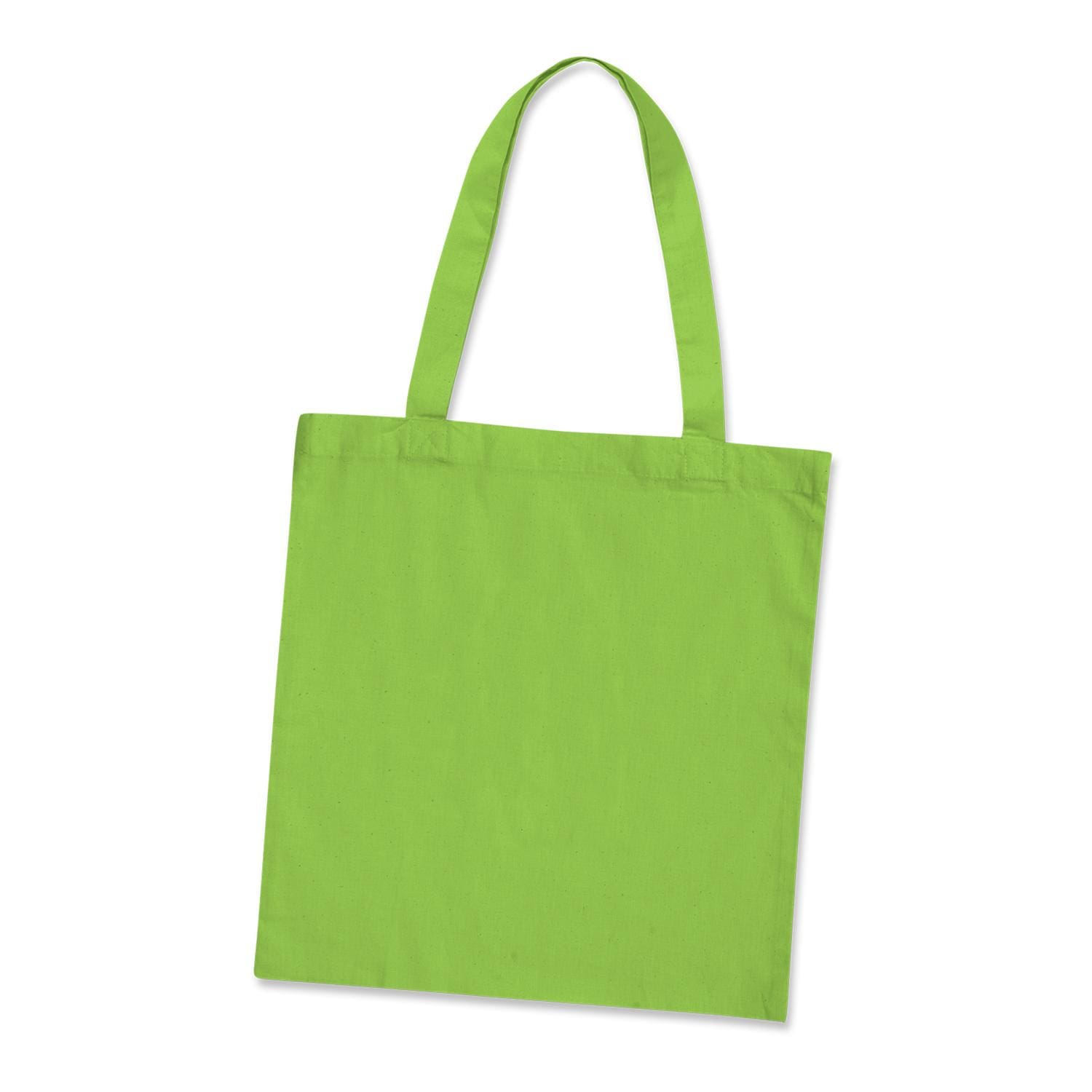 Bright Green Budget Sonnet Cotton Tote Bag 107689