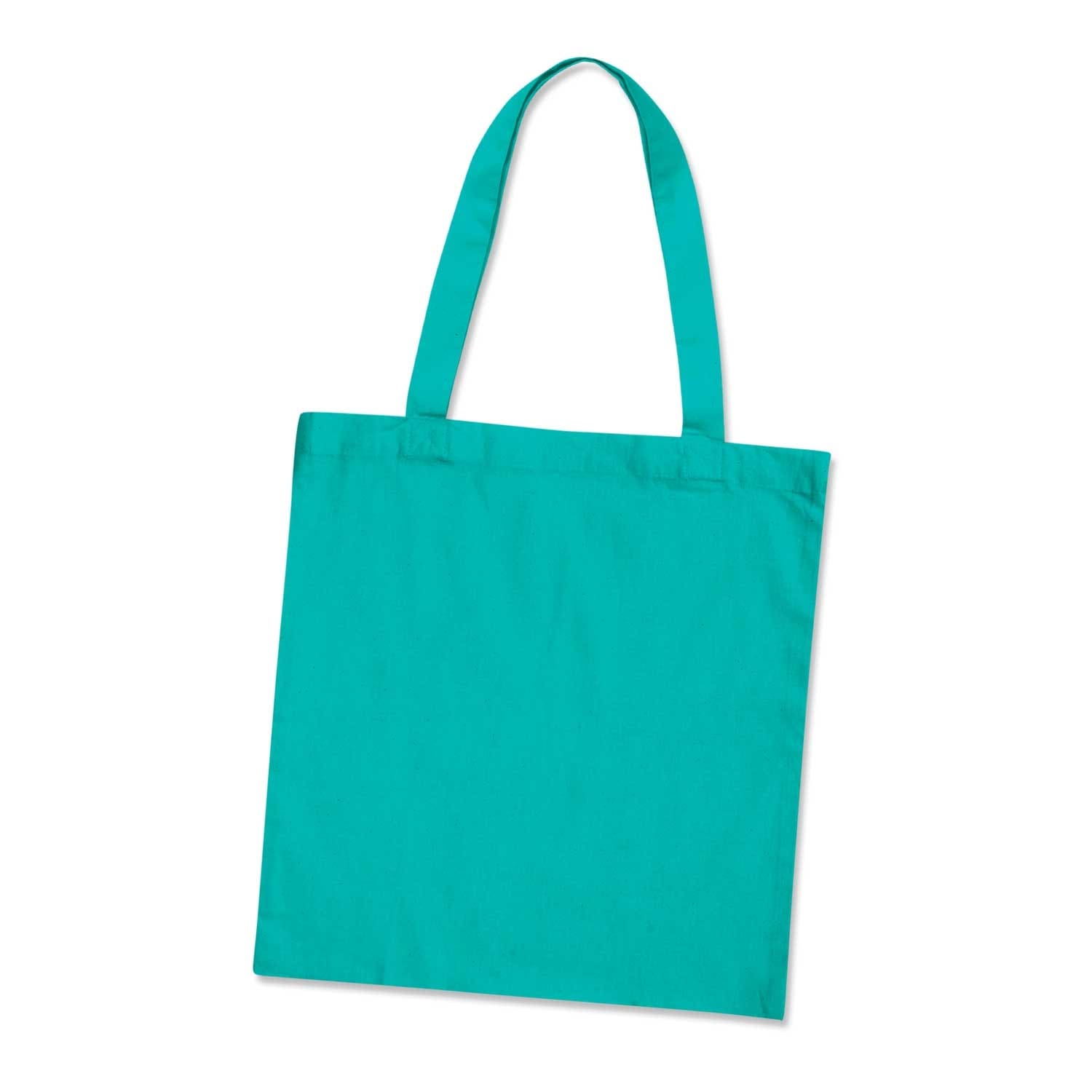 Teal Budget Sonnet Cotton Tote Bag 107689