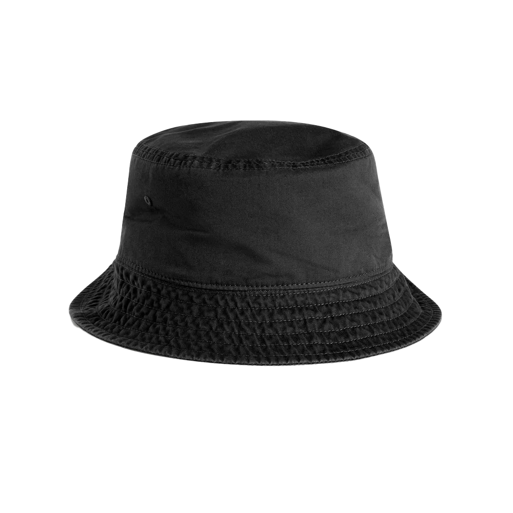 CUSTOM AS COLOUR FADED BUCKET HAT 1181 FADED BLACK