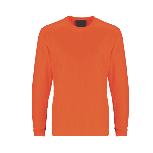 Mens Hi Vis Long Sleeve Tee ZH390 Custom Workwear-02