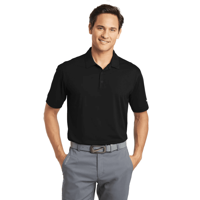 NIKE DRI FIT POLO BLACK