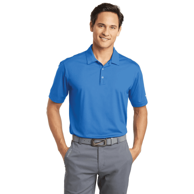 NIKE DRI FIT POLO BRISK BLUE