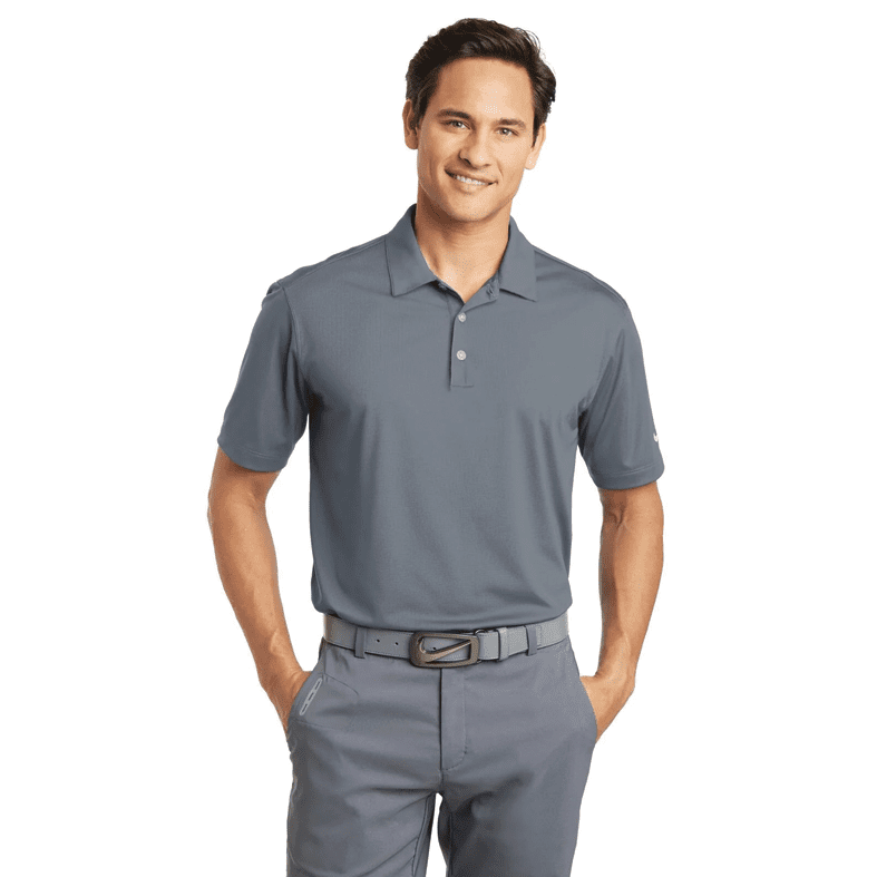 NIKE DRI FIT POLO COOL GREY