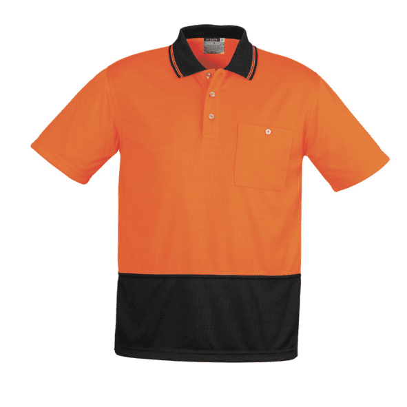 Unisex Hi Vis Custom Workwear Basic Short Sleeve Polo ZH231-01
