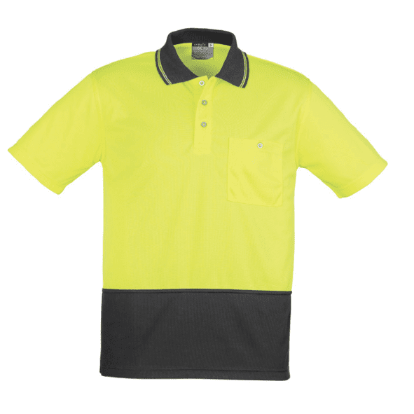 Unisex Hi Vis Custom Workwear Basic Short Sleeve Polo ZH231-02