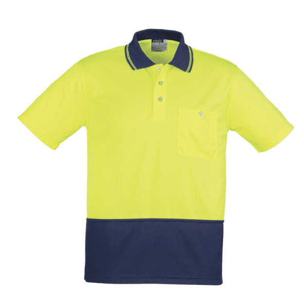Unisex Hi Vis Custom Workwear Basic Short Sleeve Polo ZH231-04