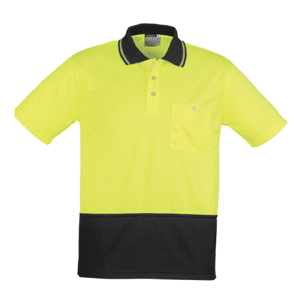 Unisex Hi Vis Custom Workwear Basic Short Sleeve Polo ZH231-05