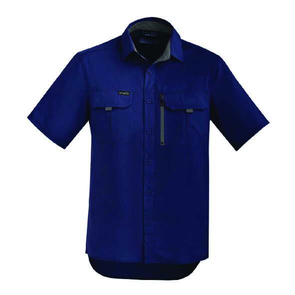 Custom Syzmik Mens Outdoor Short Sleeve Shirt ZW465-01