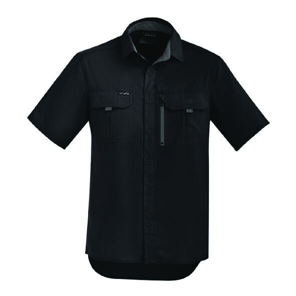 Custom Syzmik Mens Outdoor Short Sleeve Shirt ZW465-02