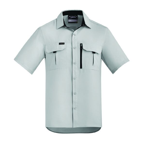 Custom Syzmik Mens Outdoor Short Sleeve Shirt ZW465-03