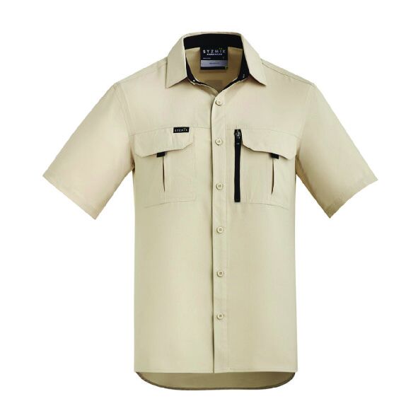 Custom Syzmik Mens Outdoor Short Sleeve Shirt ZW465-05
