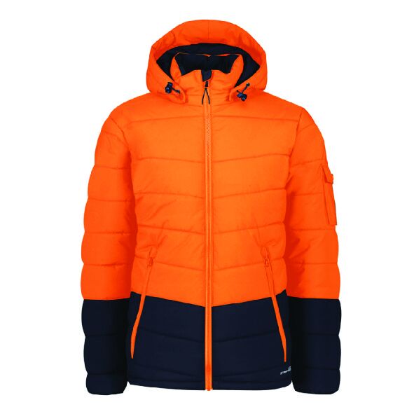 Custom Syzmik Unisex Streetworx Hooded Puffer Jacket-04