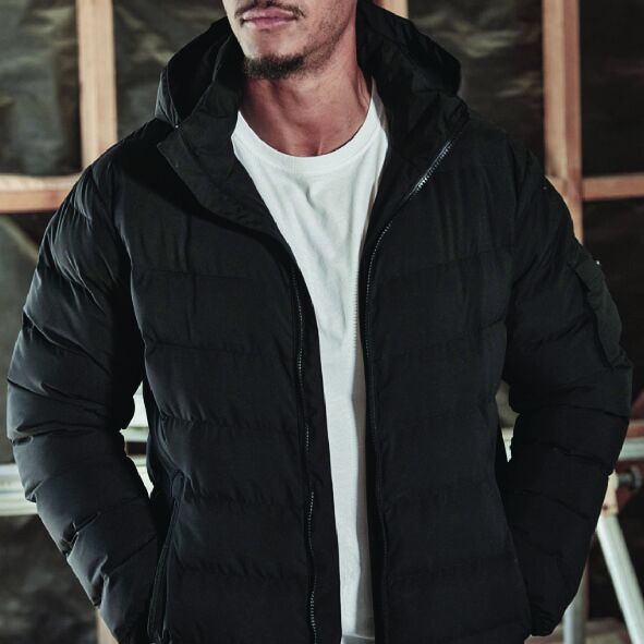 Custom Syzmik Unisex Streetworx Hooded Puffer Jacket-06