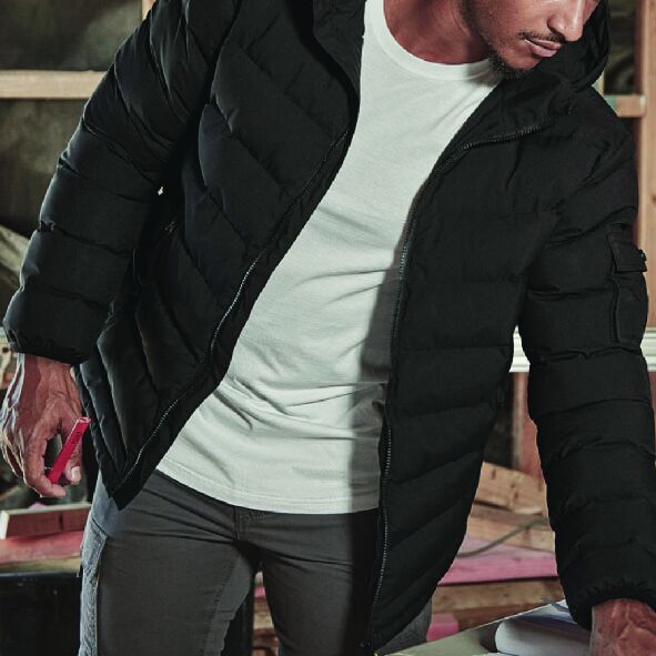 Custom Syzmik Unisex Streetworx Hooded Puffer Jacket-08