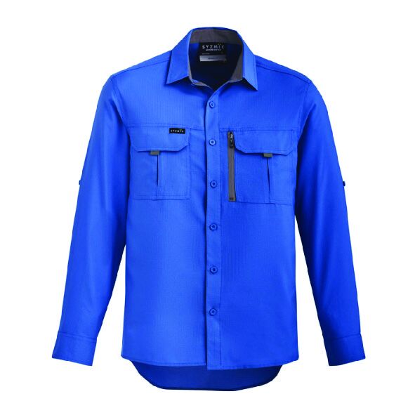 Syzmik Mens Outdoor Long Sleeve Shirt ZW460-04