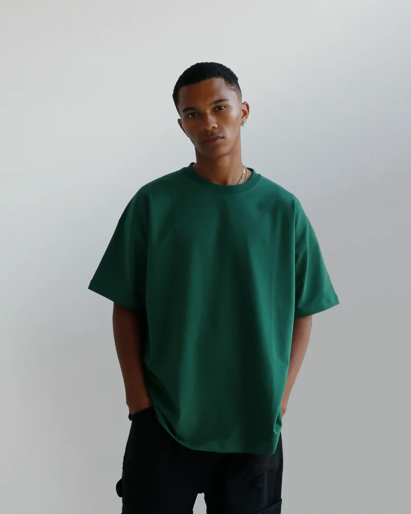 Active Basics Luxe Oversized Tee College Green