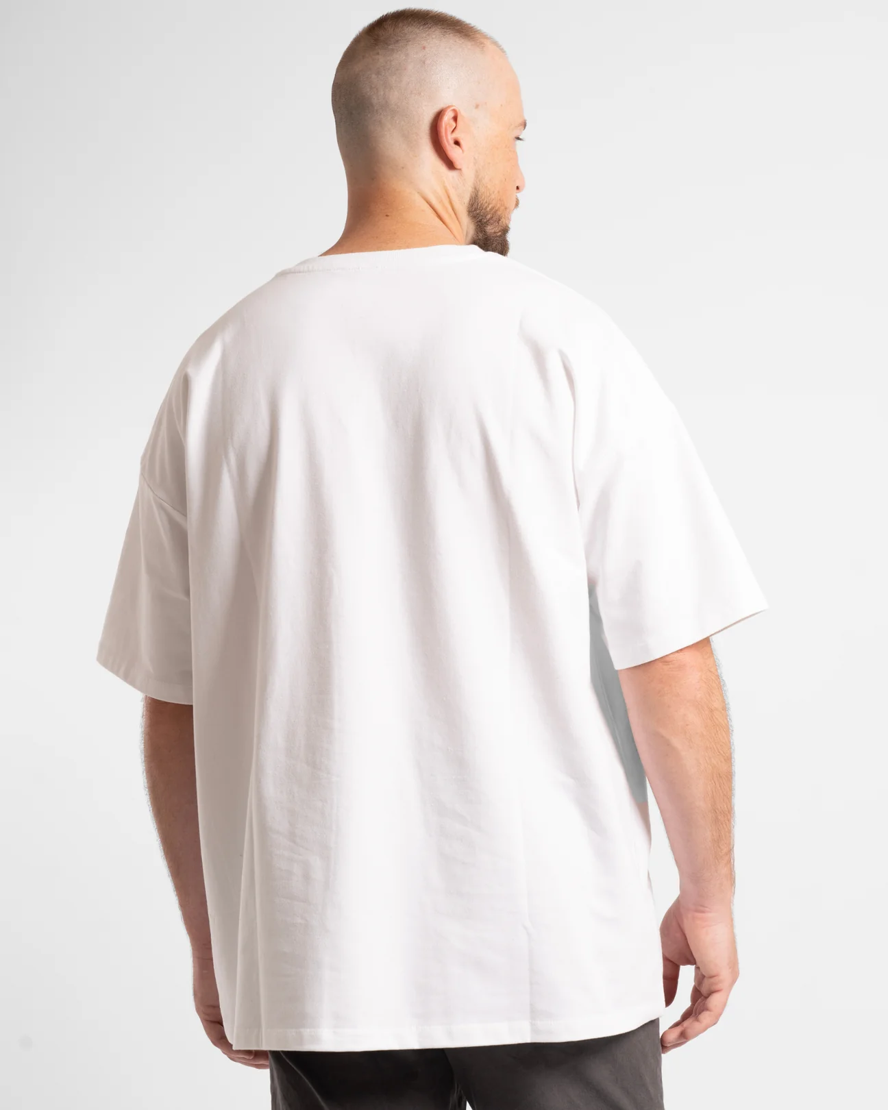 Active Basics Luxe Oversized Tee Men Back