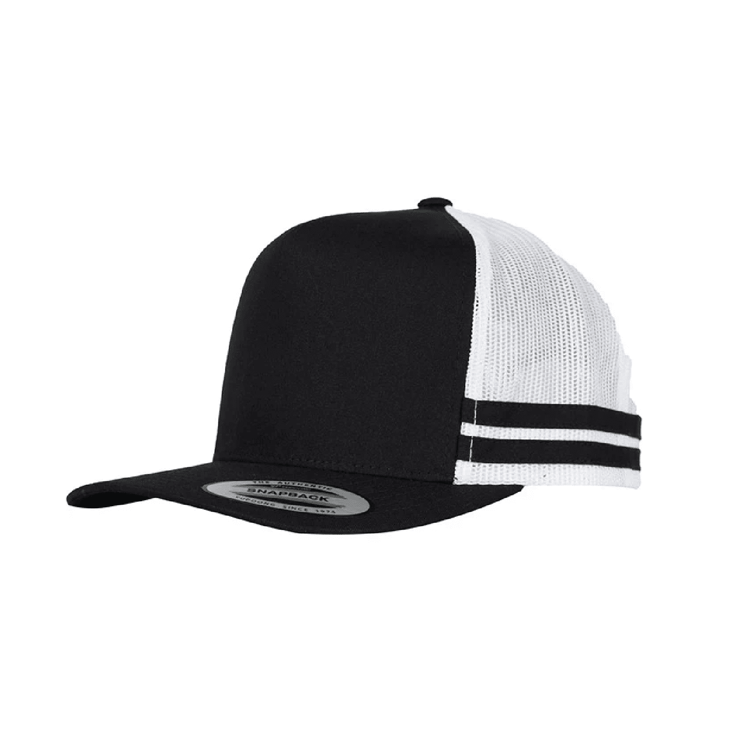 Custom Flexfit 6507 Stripe Trucker Cap-03