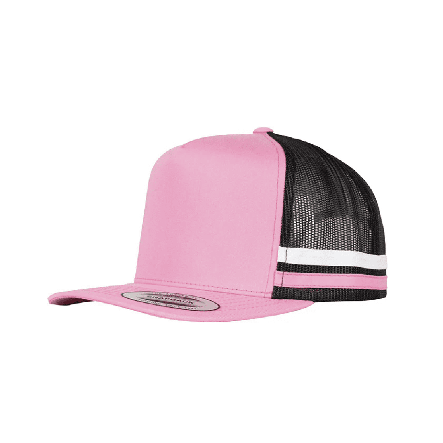 Custom Flexfit 6507 Stripe Trucker Cap-06