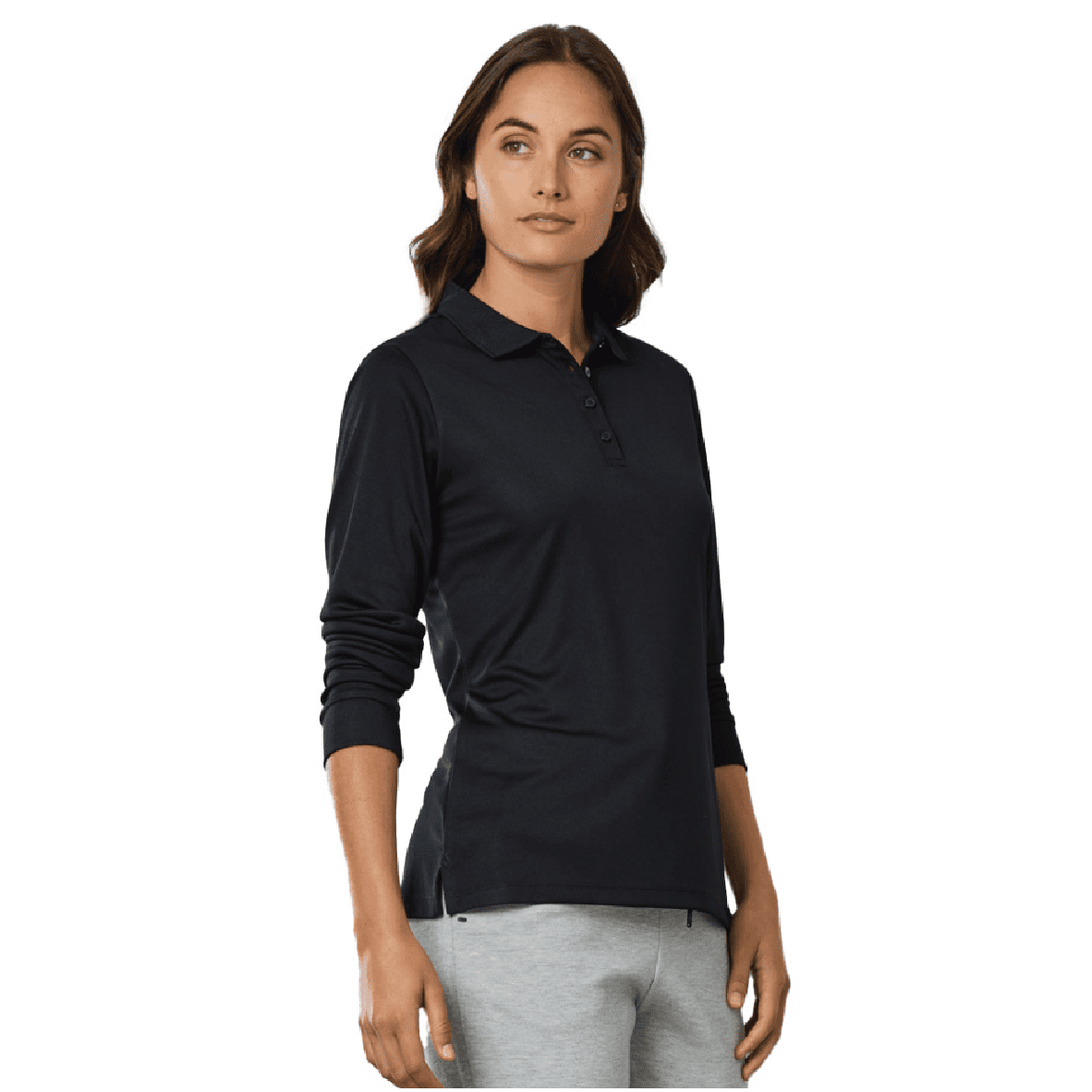 Custom Womens Action Long Sleeve Polo P206LL-04